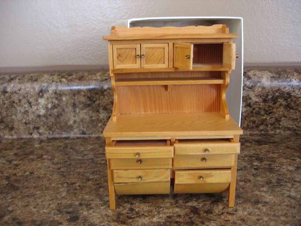Concord Museum Wood Miniature Floor Bin Hutch Concord Museum Wood Miniature Floor Bin Hutch