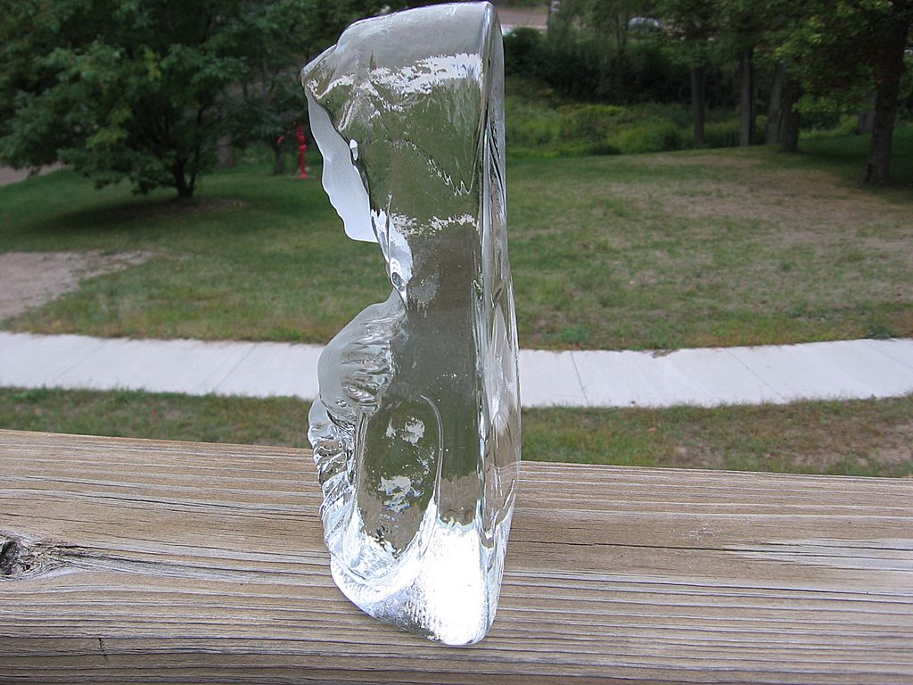 Viking Glass Madonna Bookend Viking Glass Madonna Bookend