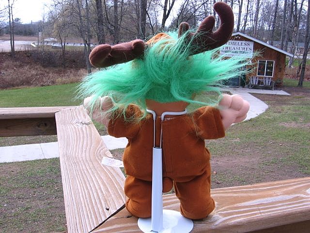 Large "Rudy Rudolph" the Reindeer plush Troll Doll Russ Berrie Kidz Large "Rudy Rudolph" the Reindeer plush Troll Doll Russ Berrie Kidz