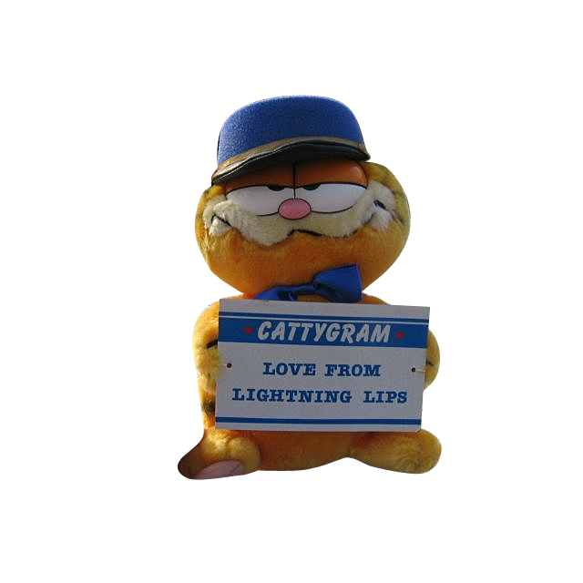 New 1978 Plush "Garfield Messenger Of Love" New 1978 Plush "Garfield Messenger Of Love"