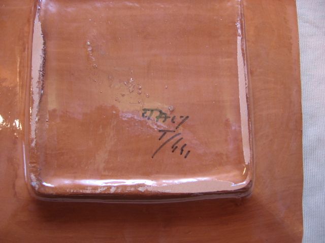 1960's Rossini Originals Italy Pottery Ashtray 1960's Rossini Originals Italy Pottery Ashtray