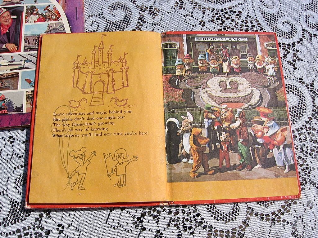 1960's Whitman Tell A Tale Disneyland Children Book Set 1960's Whitman Tell A Tale Disneyland Children Book Set