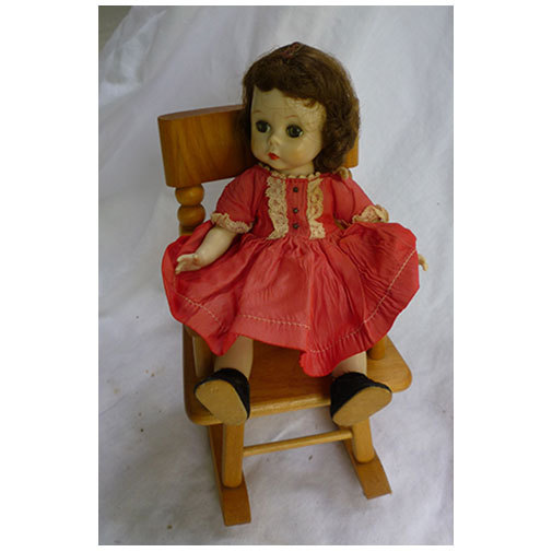 Strombecker Maple Doll Rocking Chair for 8 Inch Dolls Strombecker Maple Doll Rocking Chair for 8 Inch Dolls