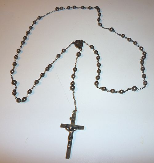 Lovely Vintage Sterling Silver Catholic Rosary Lovely Vintage Sterling Silver Catholic Rosary