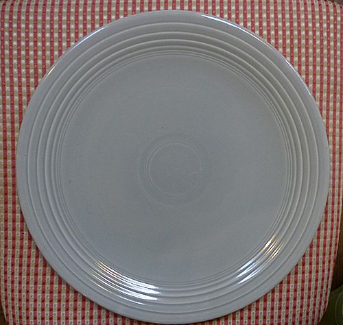 Vintage Fiesta 50's Gray Chop Plate 13" Vintage Fiesta 50's Gray Chop Plate 13"