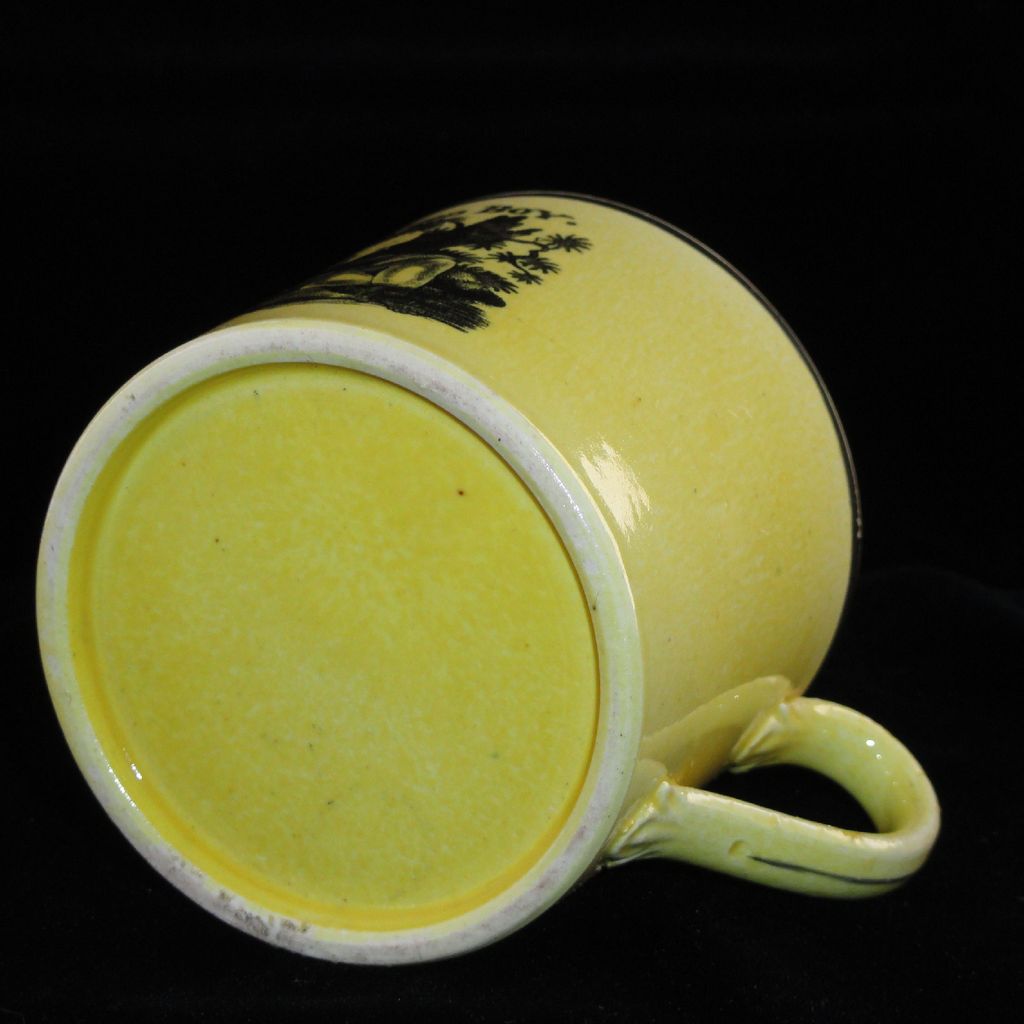 Rare Early Canary Transferware Mug ~ Present for a Good Boy Rare Early Canary Transferware Mug ~ Present for a Good Boy