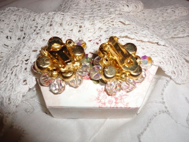 Vintage Juliana DeLizza & Elster Dangling Crystal & Rhinestone Earrings Vintage Juliana DeLizza & Elster Dangling Crystal & Rhinestone Earrings