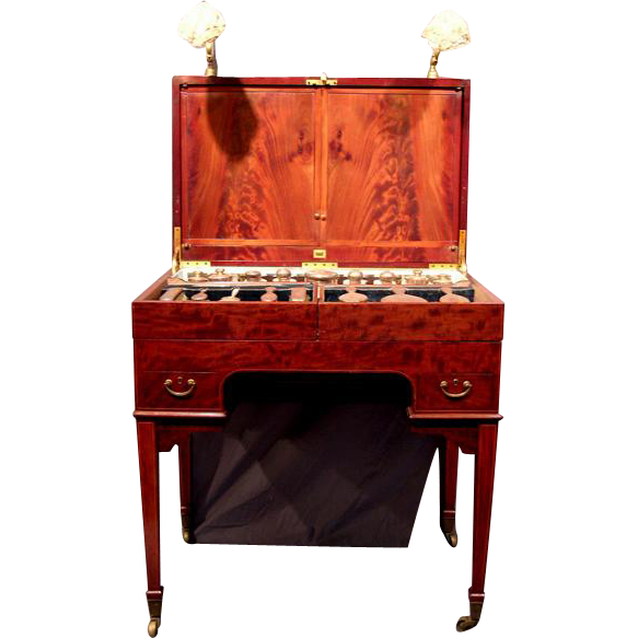 Fabulous Signed Folding Dressing Table Vanity Fabulous Signed Folding Dressing Table Vanity