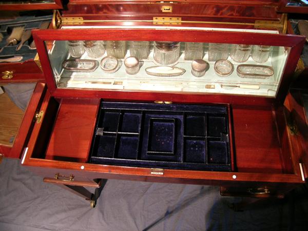 Fabulous Signed Folding Dressing Table Vanity Fabulous Signed Folding Dressing Table Vanity