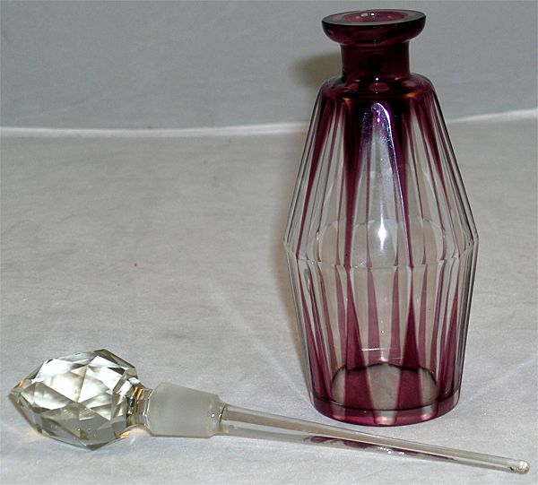 Vintage Bohemian Crystal Perfume Bottle Vintage Bohemian Crystal Perfume Bottle