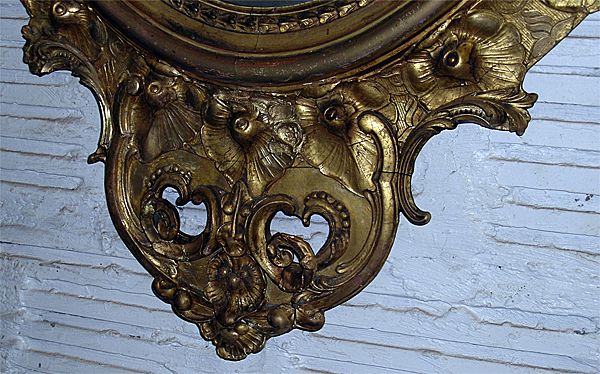 Circa 1850 Gilded Rococo Parlor Mirror Circa 1850 Gilded Rococo Parlor Mirror