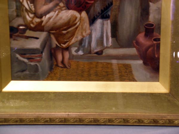 Circa 1880 Orientalist Water Color Classical Motif Circa 1880 Orientalist Water Color Classical Motif
