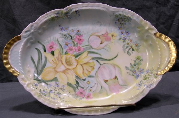Hand Painted Limoges Pin Tray Hand Painted Limoges Pin Tray