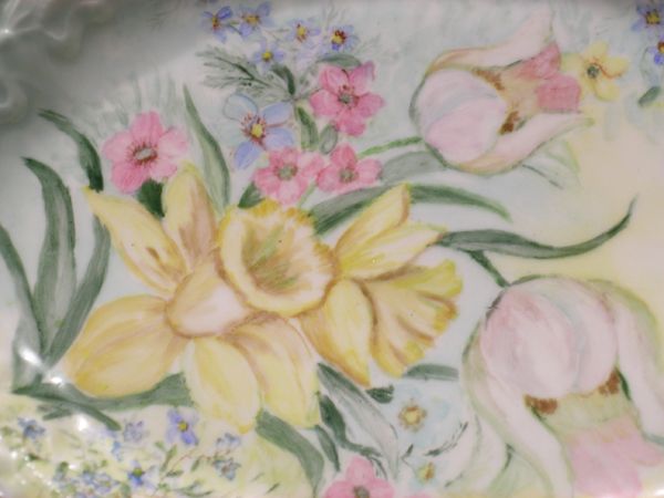 Hand Painted Limoges Pin Tray Hand Painted Limoges Pin Tray