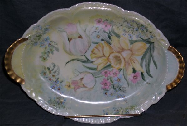 Hand Painted Limoges Pin Tray Hand Painted Limoges Pin Tray