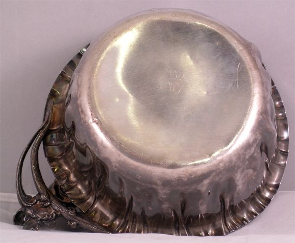 Victorian Silver Plate Nut Bowl With Squirrel Victorian Silver Plate Nut Bowl With Squirrel