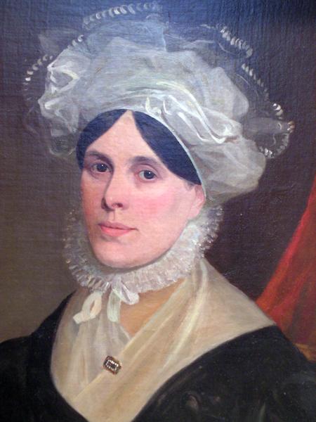 Oil on Canvas Portrait of a Woman In A French Bonnet Oil on Canvas Portrait of a Woman In A French Bonnet