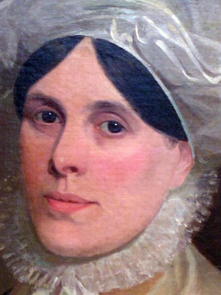 Oil on Canvas Portrait of a Woman In A French Bonnet Oil on Canvas Portrait of a Woman In A French Bonnet