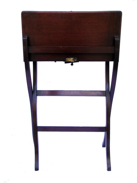 English Folding Campaign Desk In Mahogany English Folding Campaign Desk In Mahogany