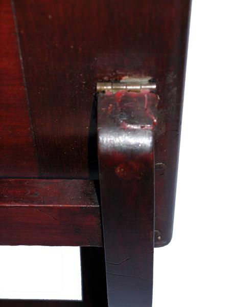 English Folding Campaign Desk In Mahogany English Folding Campaign Desk In Mahogany