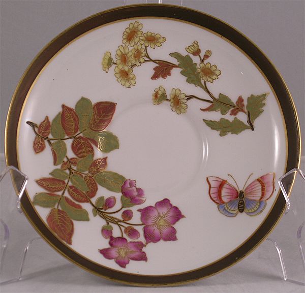 Royal Worcester Bouillon Cup & Saucer Royal Worcester Bouillon Cup & Saucer