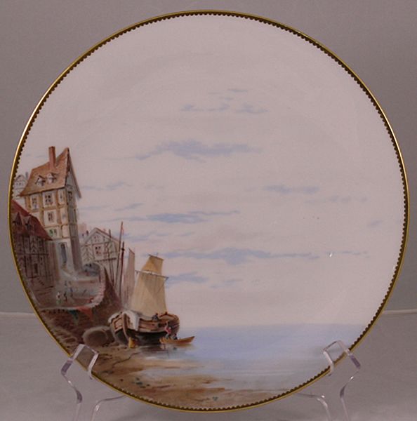 Set Of Four Minton Scenic Plates Set Of Four Minton Scenic Plates