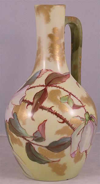 Limoge Porcelain Ewer Aesthetic Movement Limoge Porcelain Ewer Aesthetic Movement