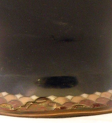 Tall Graceful Japanese Cloisonne Vase Tall Graceful Japanese Cloisonne Vase