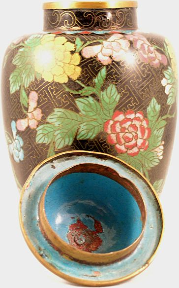 Chinese Cloisonne Ginger Jar Chinese Cloisonne Ginger Jar