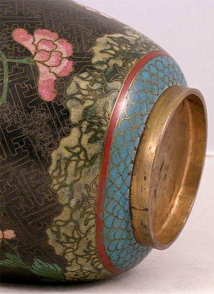 Chinese Cloisonne Ginger Jar Chinese Cloisonne Ginger Jar