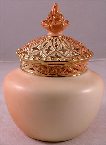 Antique Porcelain Potpourri In a Gothic Taste Antique Porcelain Potpourri In a Gothic Taste
