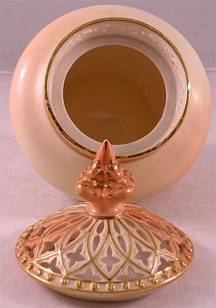 Antique Porcelain Potpourri In a Gothic Taste Antique Porcelain Potpourri In a Gothic Taste