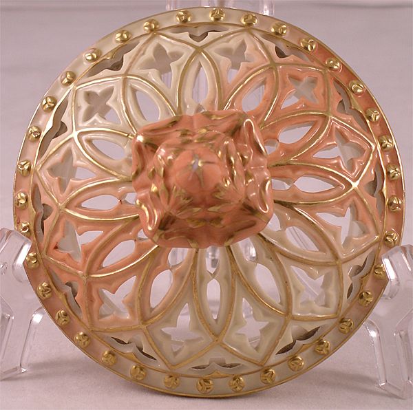 Antique Porcelain Potpourri In a Gothic Taste Antique Porcelain Potpourri In a Gothic Taste