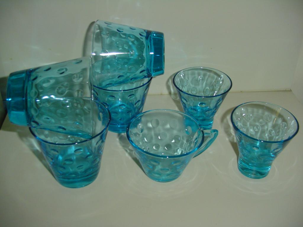 'Capri' Hazel Ware 1960 Lot of Glasses 'Capri' Hazel Ware 1960 Lot of Glasses