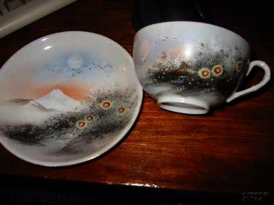 Vintage Hand-Painted Chocolate Set Vintage Hand-Painted Chocolate Set