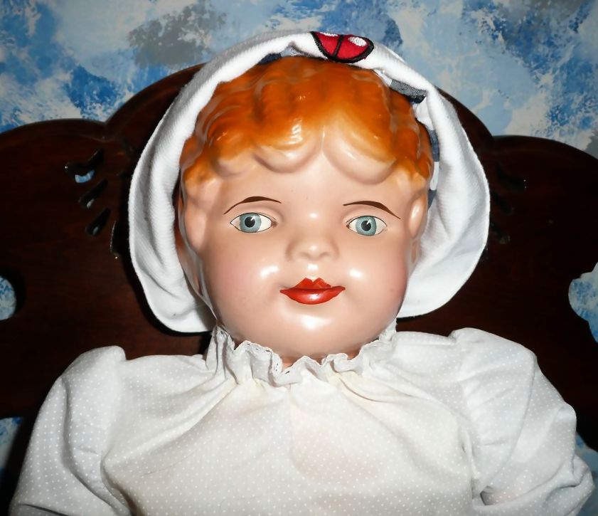 25" Very Old 'AM DOLL' Composition Advertising Doll 25" Very Old 'AM DOLL' Composition Advertising Doll