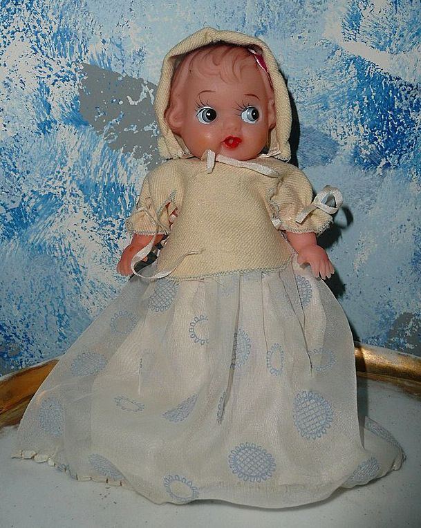 Rubber 1950's Doll All Original Rubber 1950's Doll All Original