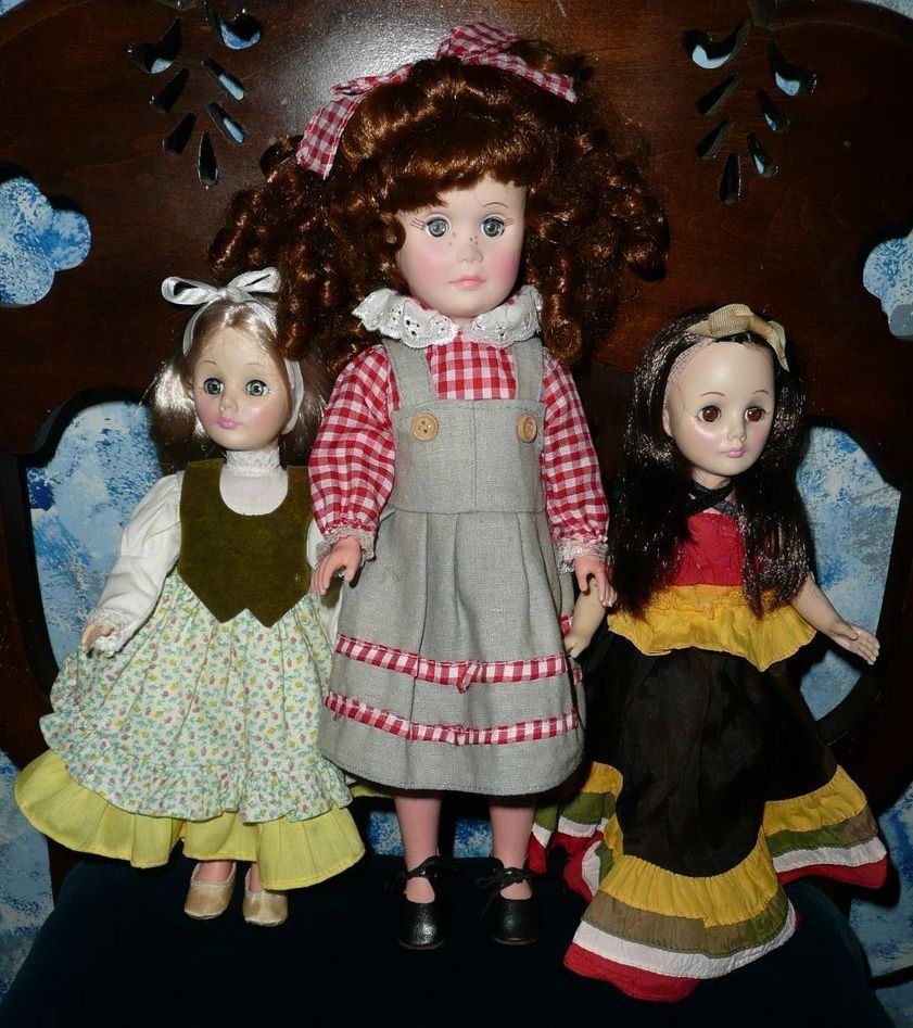 Lot of Three Vintage Effanbee Dolls Lot of Three Vintage Effanbee Dolls