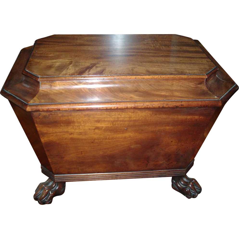 Early 19th c. Regency Mahogany Wine Cellarette 1820 from