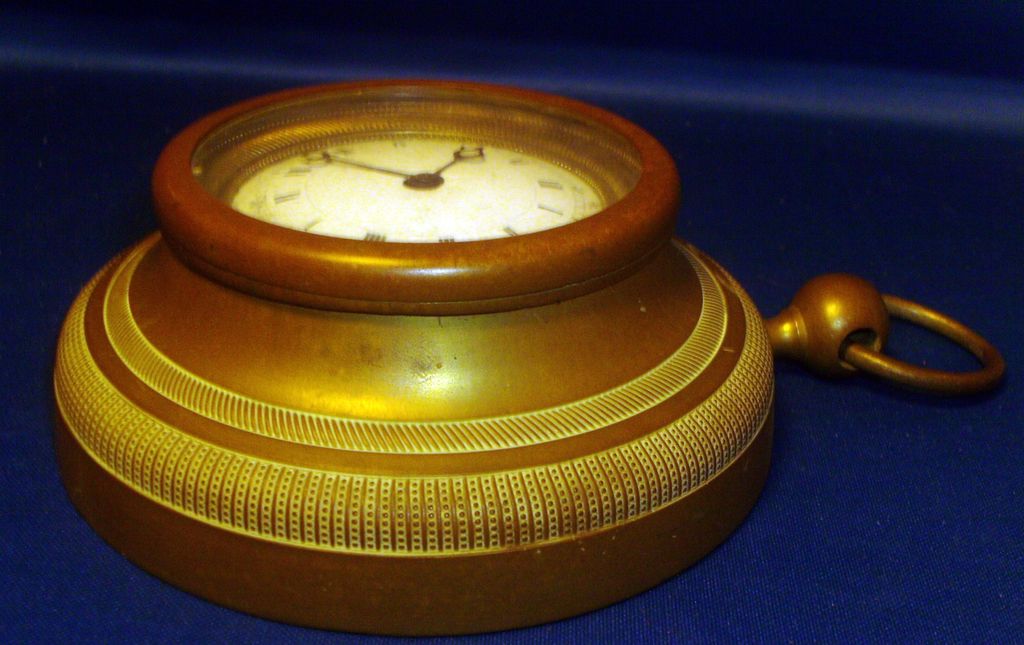 Antique 19th century French Empire Small Scale Cartel Wall Clock Antique 19th century French Empire Small Scale Cartel Wall Clock