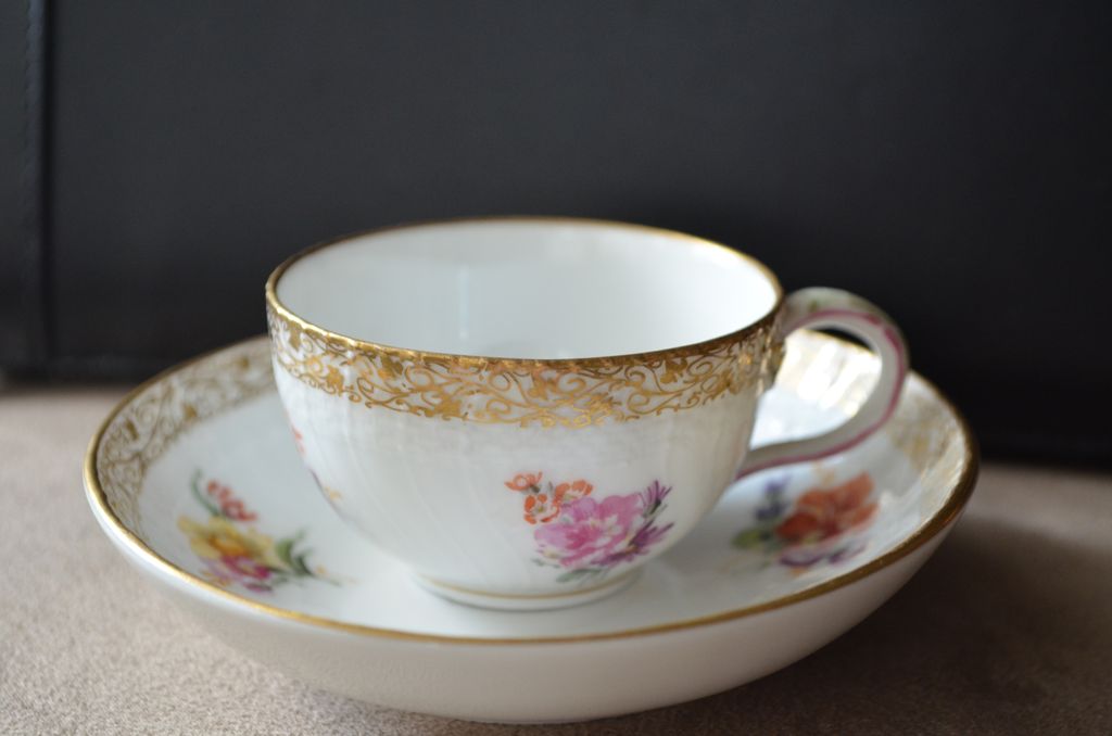 KPM Porcelain Cup & Saucer KPM Porcelain Cup & Saucer