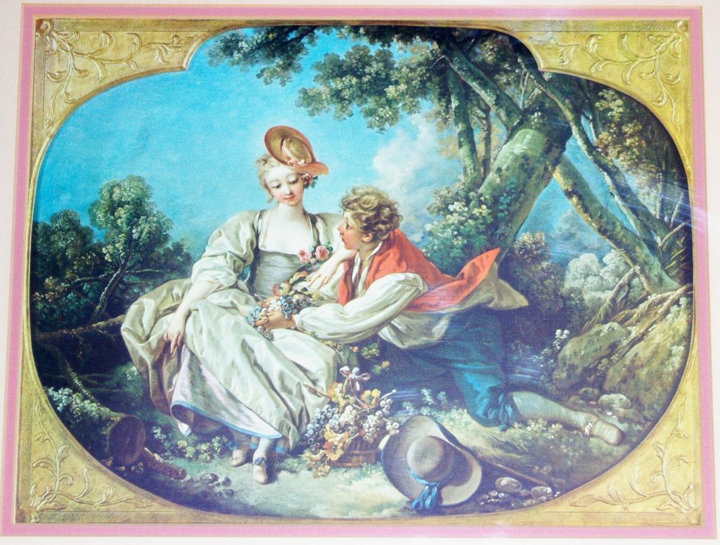 Francois Boucher Framed Prints "The Four Seasons" Francois Boucher Framed Prints "The Four Seasons"