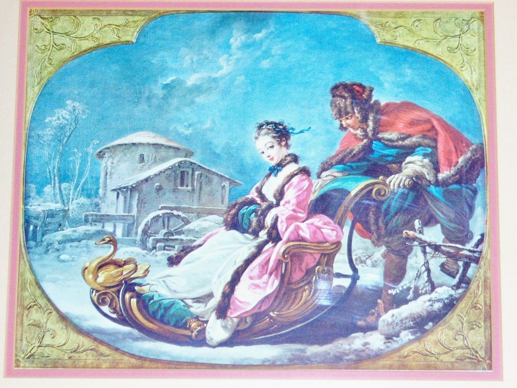 Francois Boucher Framed Prints "The Four Seasons" Francois Boucher Framed Prints "The Four Seasons"