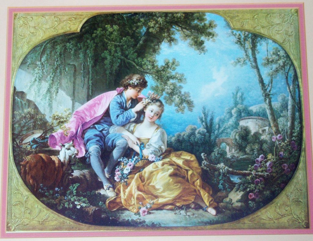 Francois Boucher Framed Prints "The Four Seasons" Francois Boucher Framed Prints "The Four Seasons"
