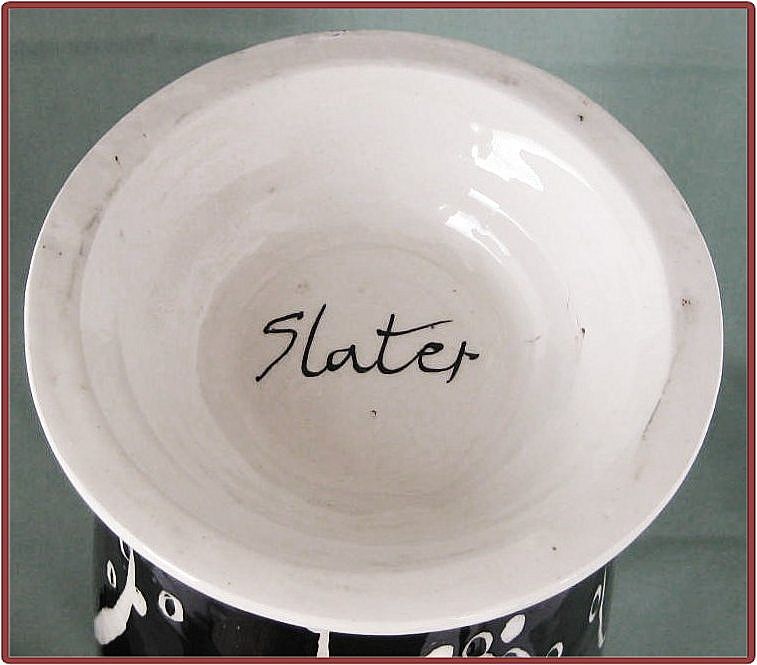 Helen Slater Art Pottery Large Covered Ceramic Jar Helen Slater Art Pottery Large Covered Ceramic Jar