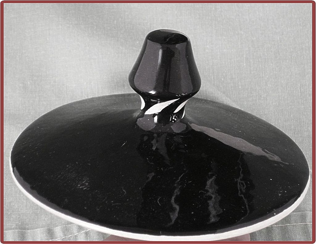 Helen Slater Art Pottery Large Covered Ceramic Jar Helen Slater Art Pottery Large Covered Ceramic Jar