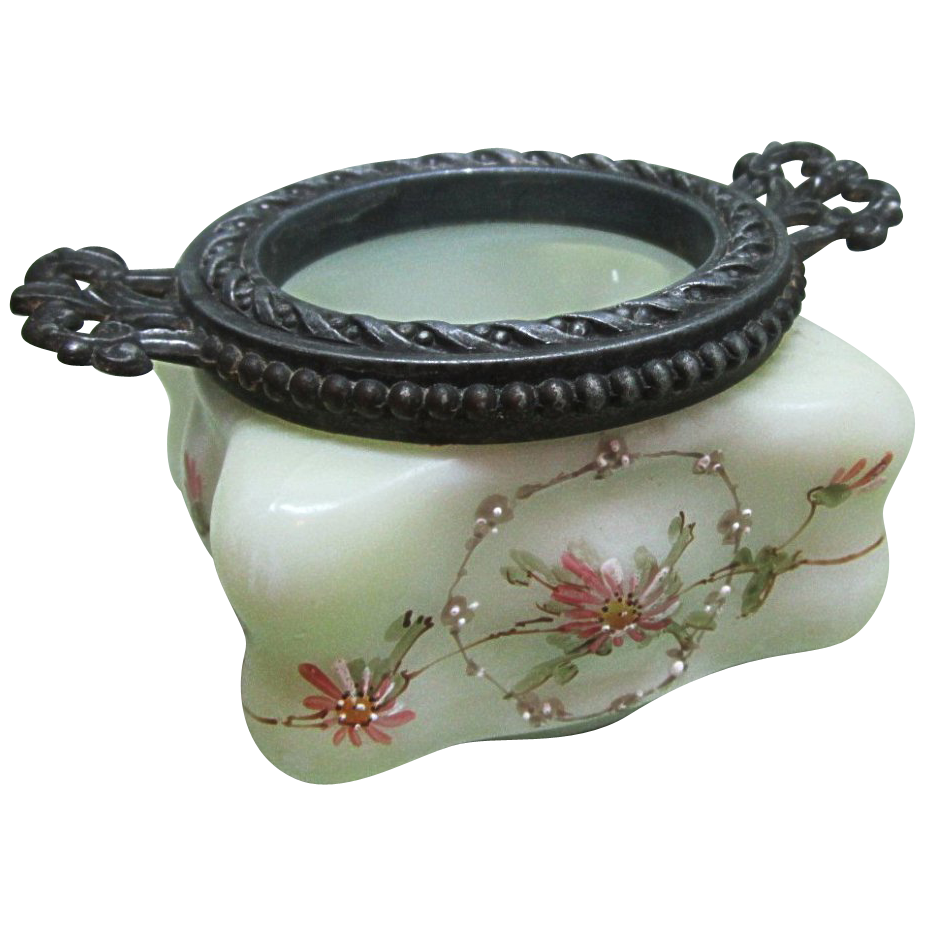 C F Monroe Wave Crest Dresser Vanity Box or Ferner C F Monroe Wave Crest Dresser Vanity Box or Ferner