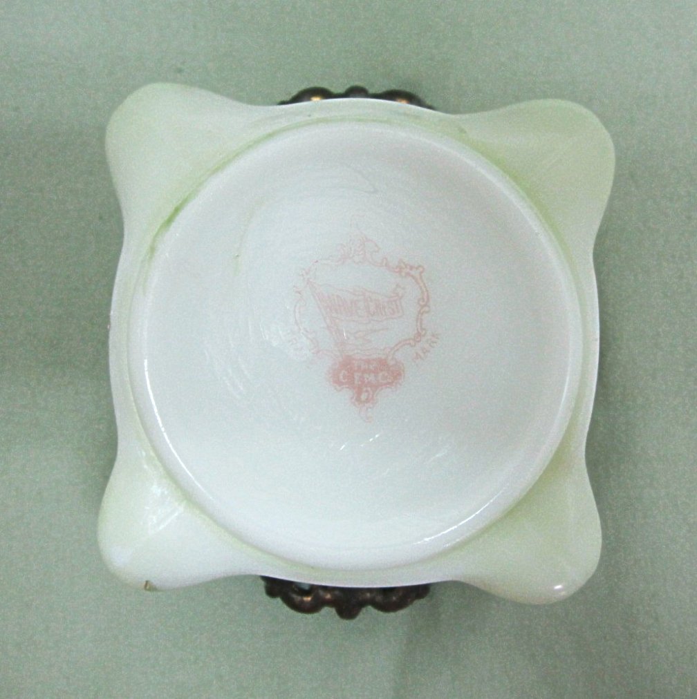 C F Monroe Wave Crest Dresser Vanity Box or Ferner C F Monroe Wave Crest Dresser Vanity Box or Ferner
