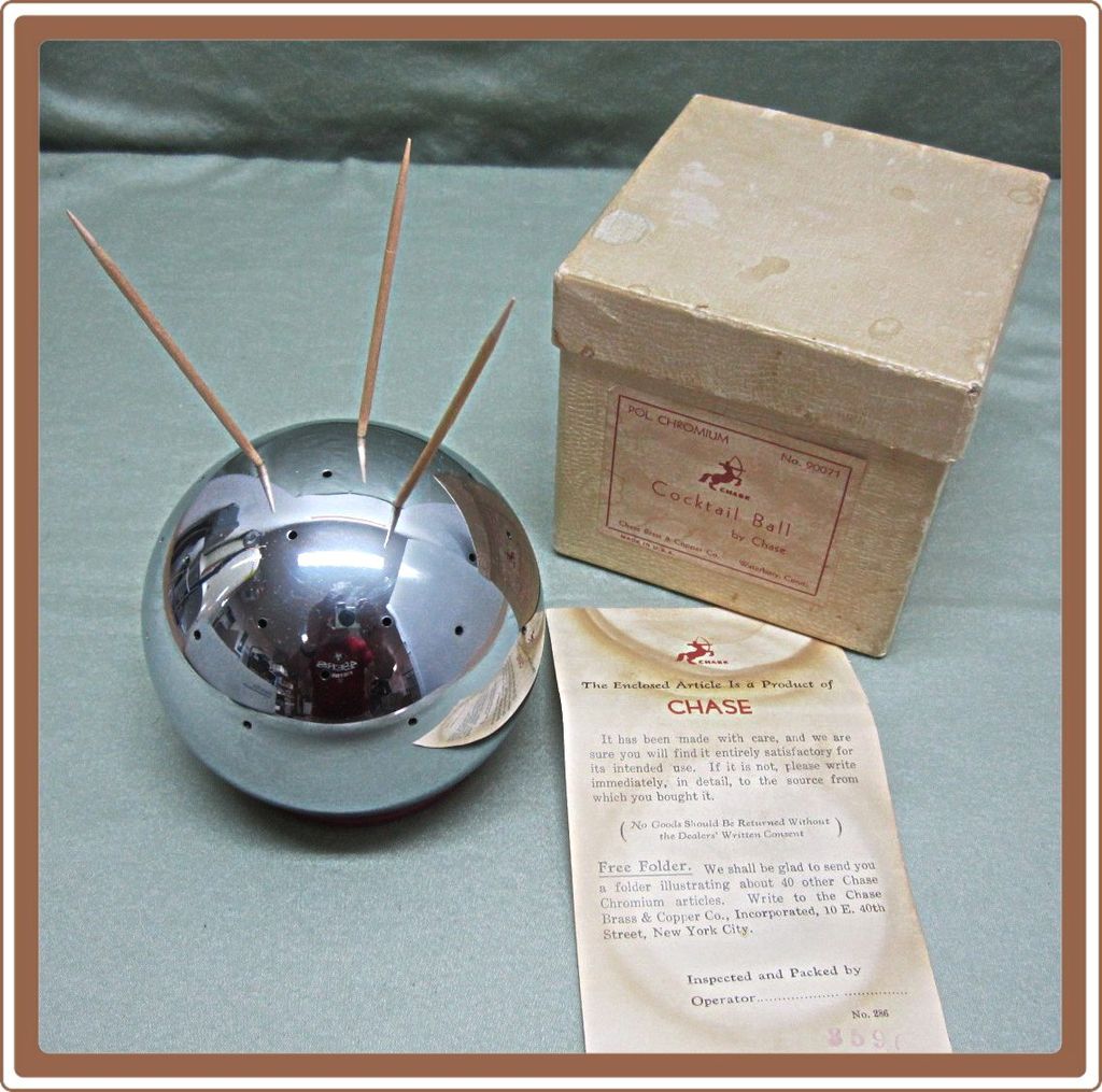 Chase Chrome Cocktail Ball Original Box Chase Chrome Cocktail Ball Original Box