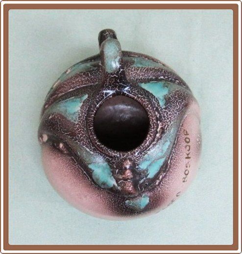 Gouda Zenith Art Pottery Bulbous Vase Art Nouveau Gouda Zenith Art Pottery Bulbous Vase Art Nouveau